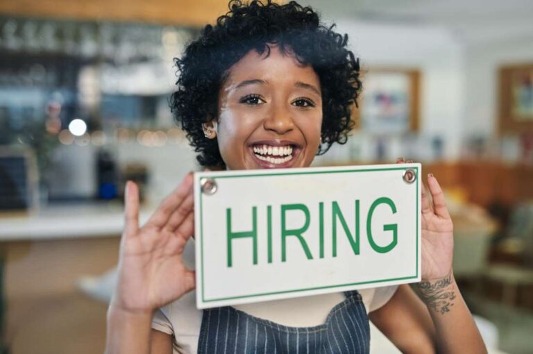 Small business owner ready to hire new employees and hire an accountant to help facilitate